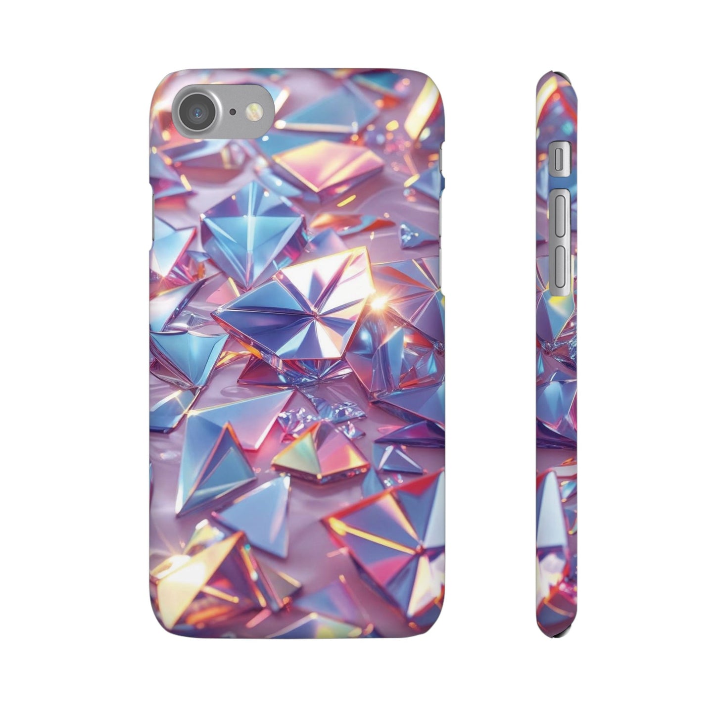 Snap Case iPhone Handyhülle – 3D-Effekt mit Diamant Design