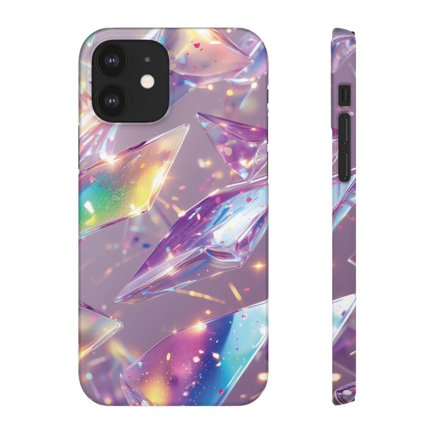 Snap Case iPhone Handyhülle – 3D-Effekt mit Diamant Design