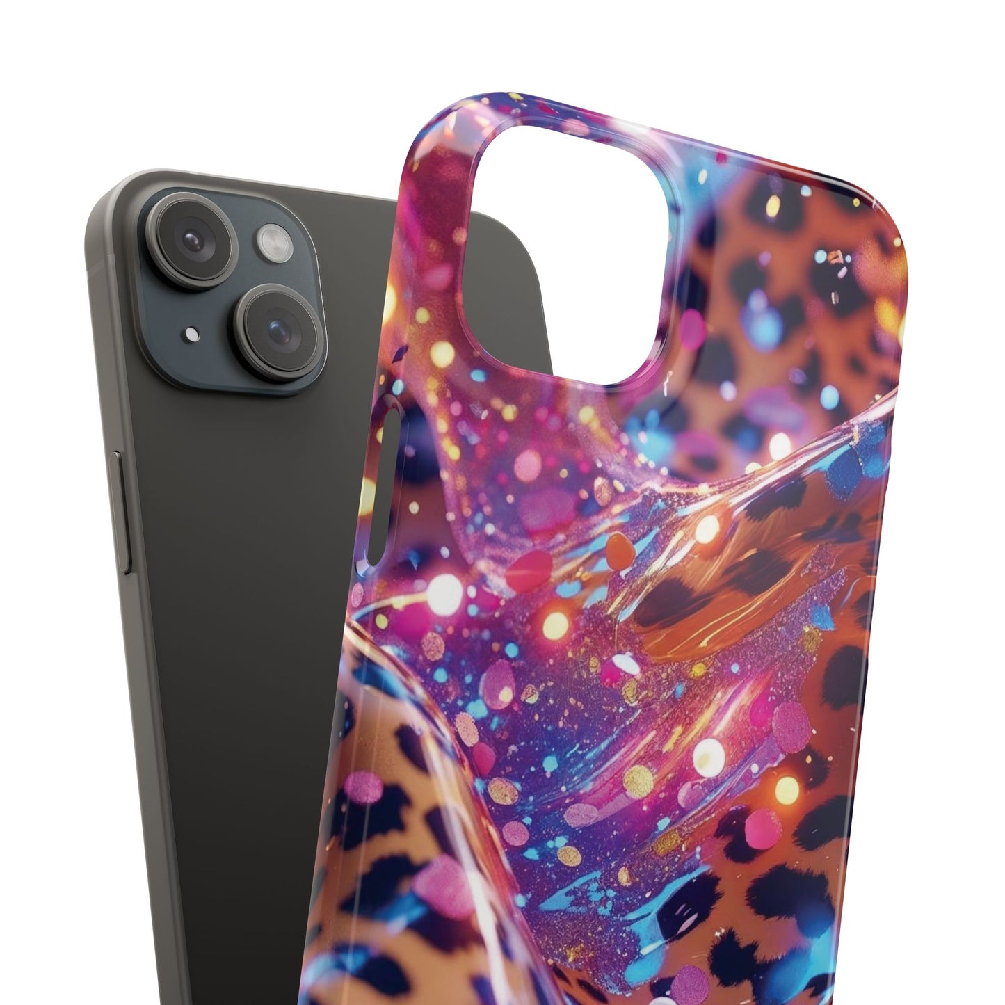 Snap Case Leopard Muster iPhone Handyhülle
