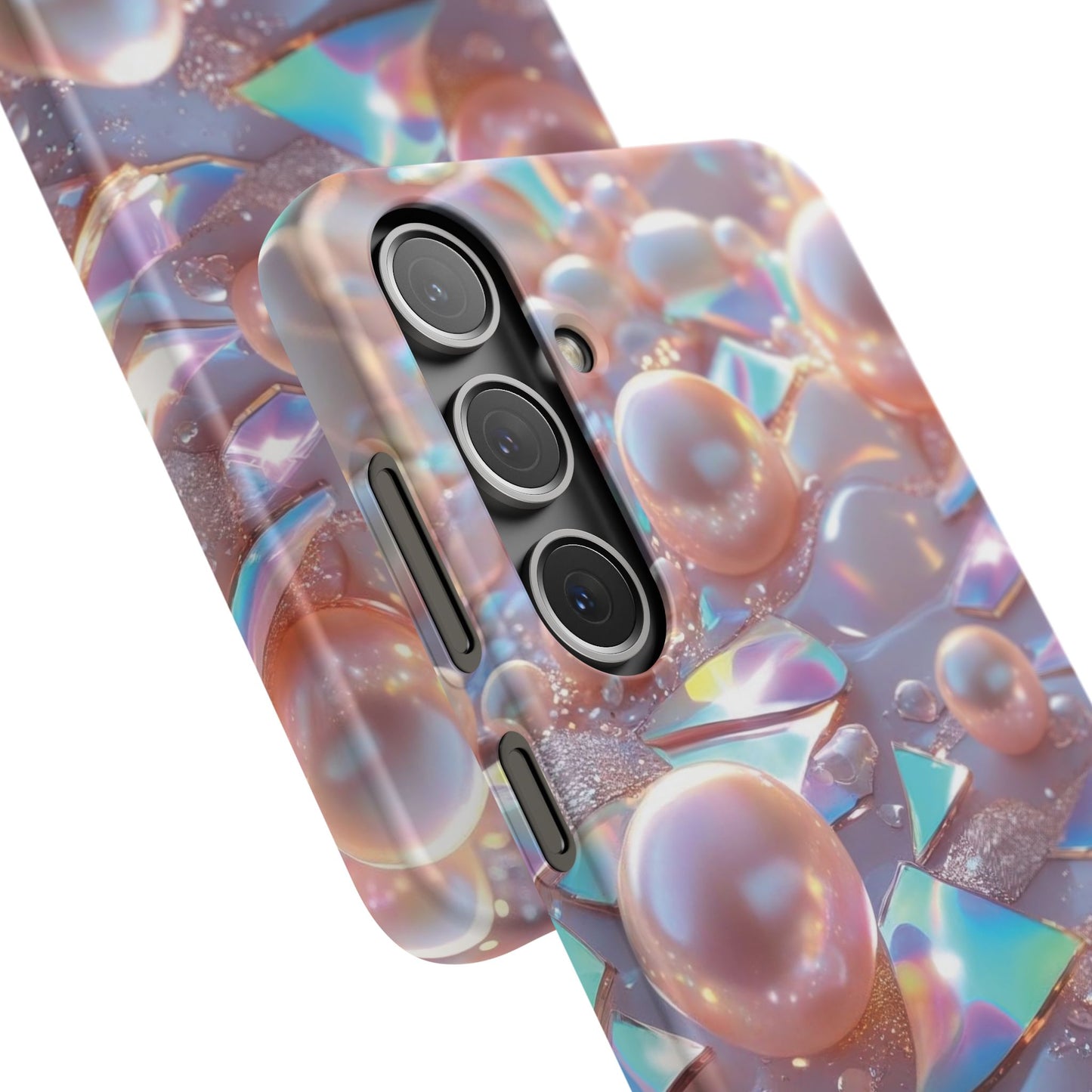 Snap Case Samsung Handyhülle – 3D Perlen Effekt