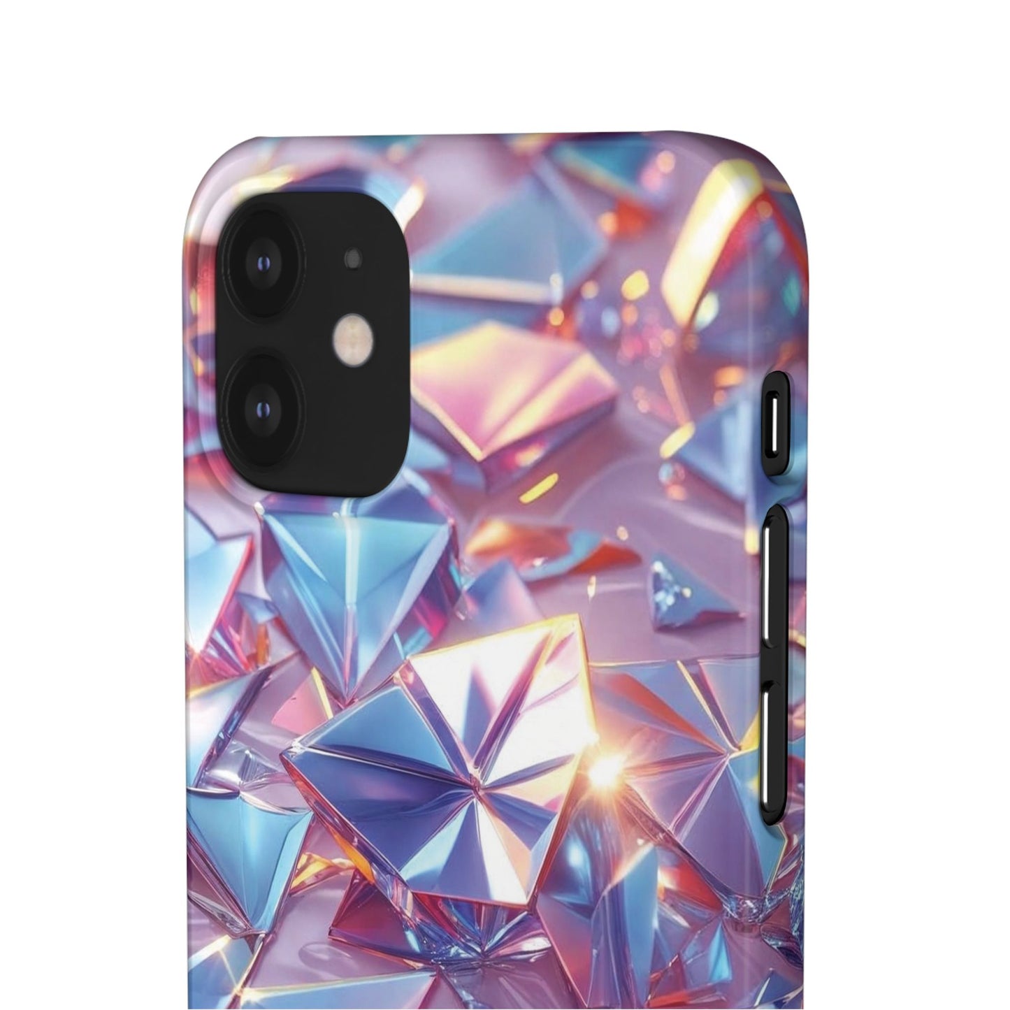 Snap Case iPhone Handyhülle – 3D-Effekt mit Diamant Design