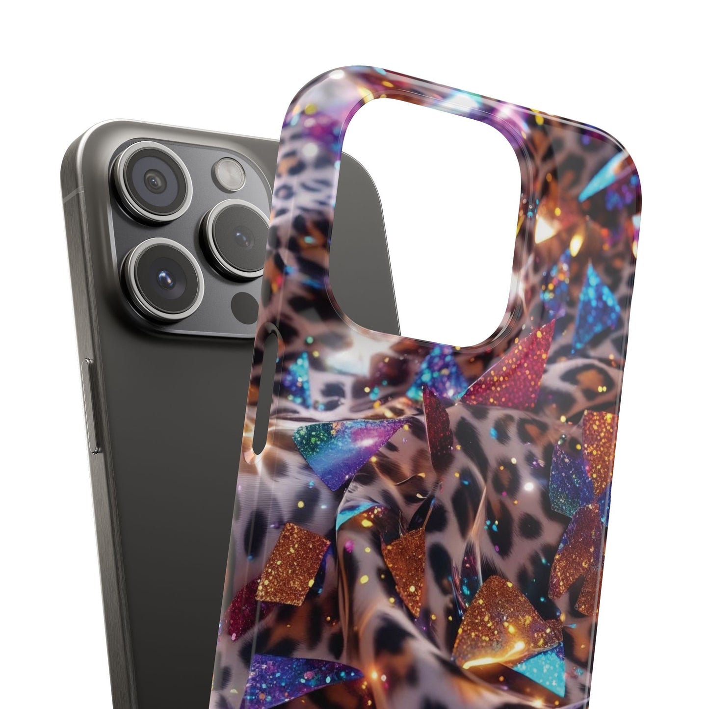Snap Case Leopard Muster iPhone Handyhülle