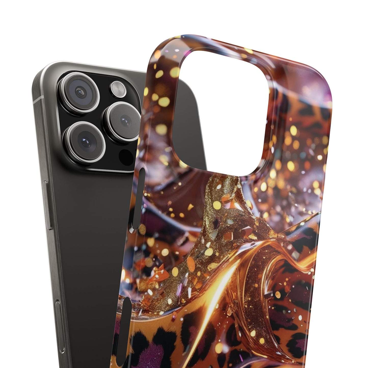 Snap Case Leopard Muster iPhone Handyhülle