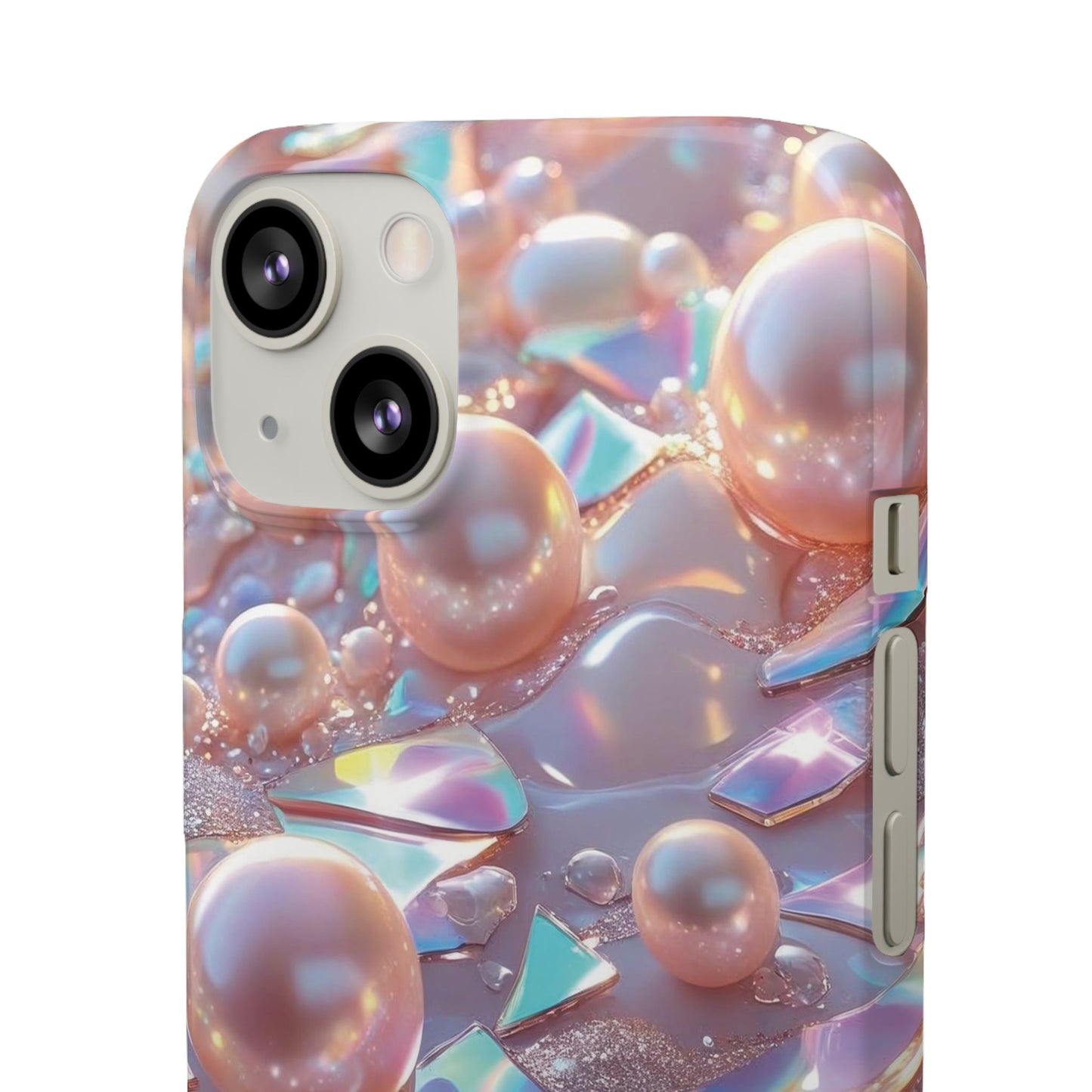 Snap Case iPhone Handyhülle – 3D Perlen Effekt