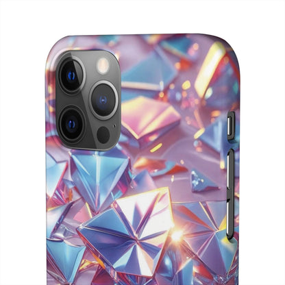 Snap Case iPhone Handyhülle – 3D-Effekt mit Diamant Design