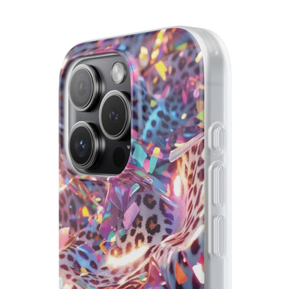 iPhone Flexi Case – Leopardenmuster