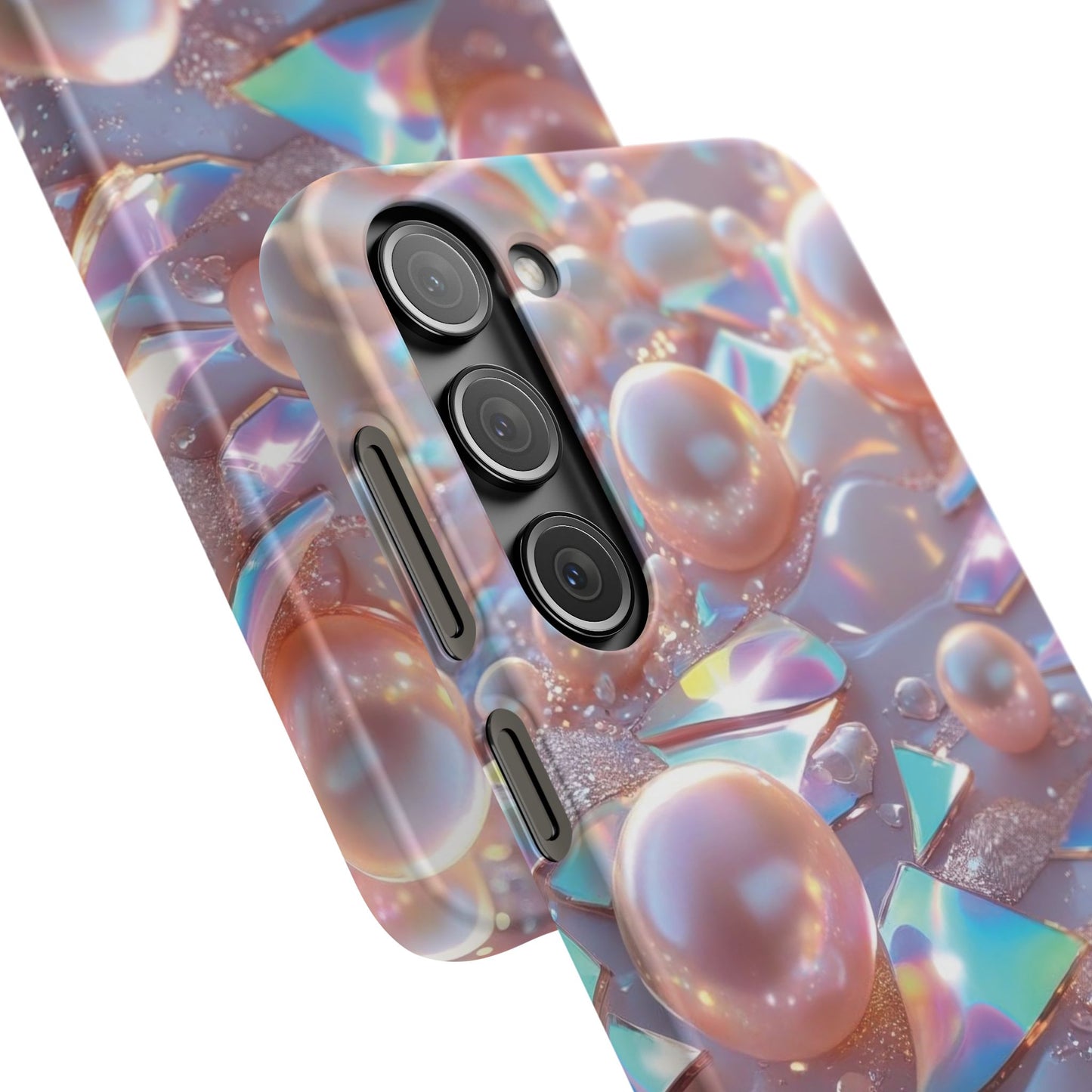 Snap Case Samsung Handyhülle – 3D Perlen Effekt