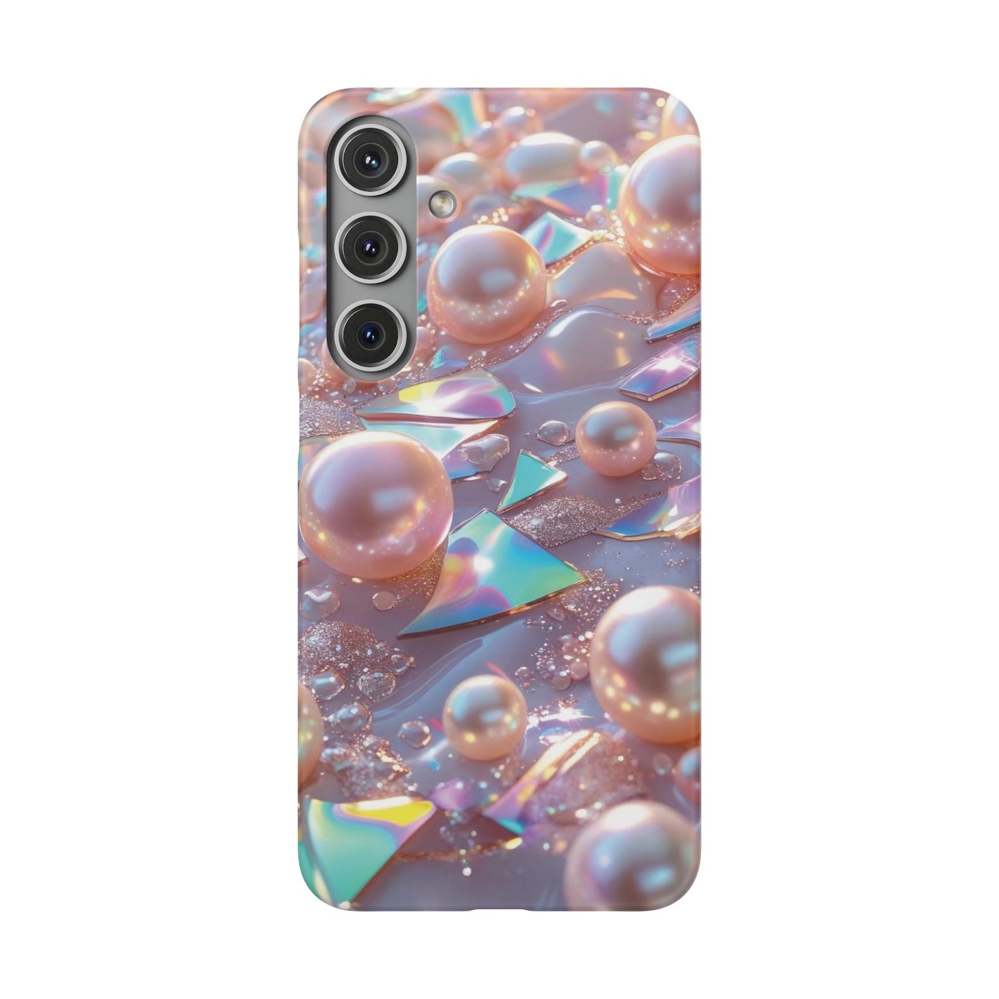 Snap Case Samsung Handyhülle – 3D Perlen Effekt