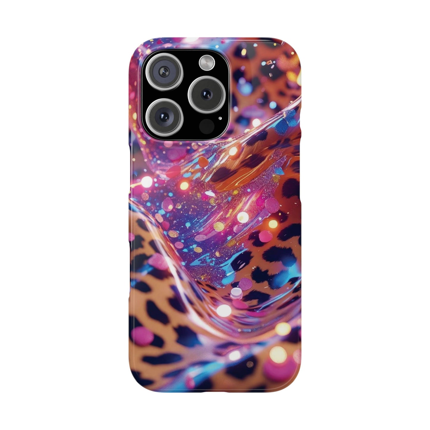 Snap Case Leopard Muster iPhone Handyhülle