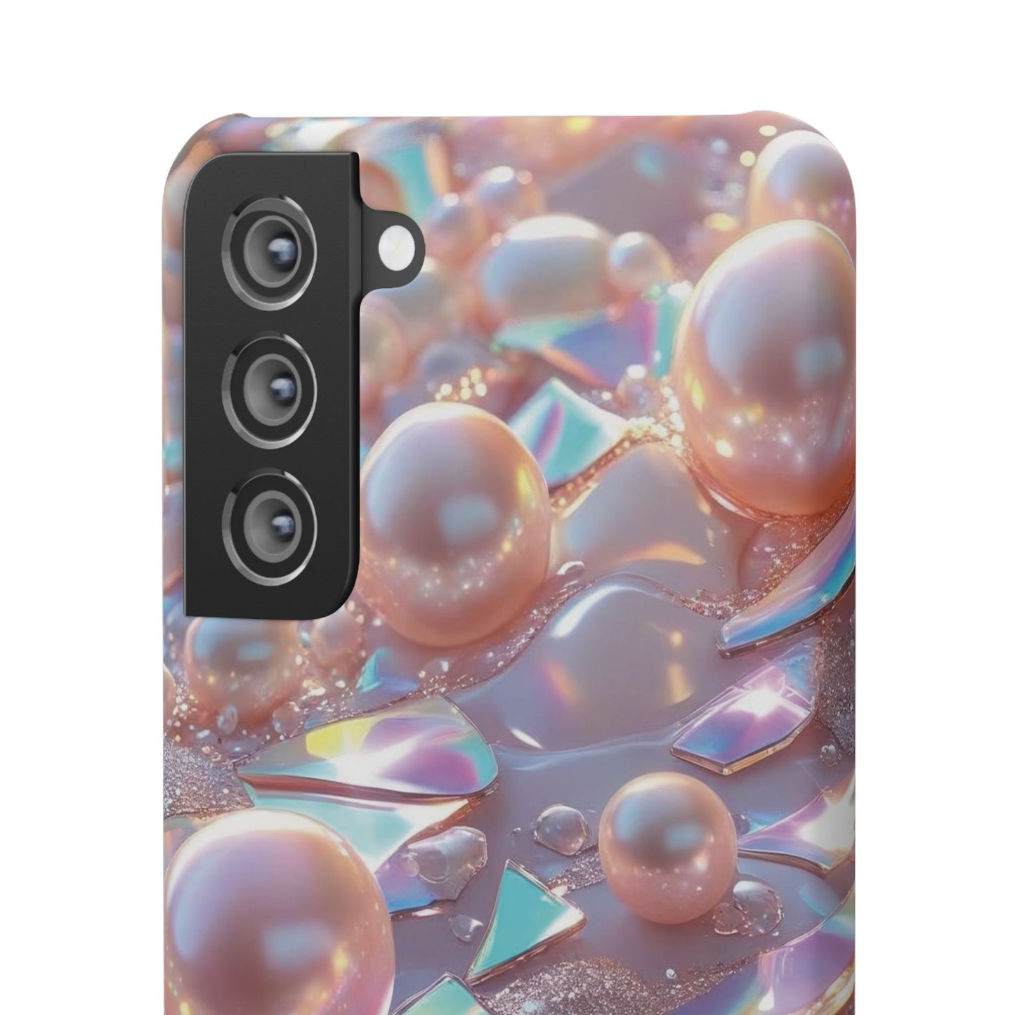 Snap Case Samsung Handyhülle – 3D Perlen Effekt