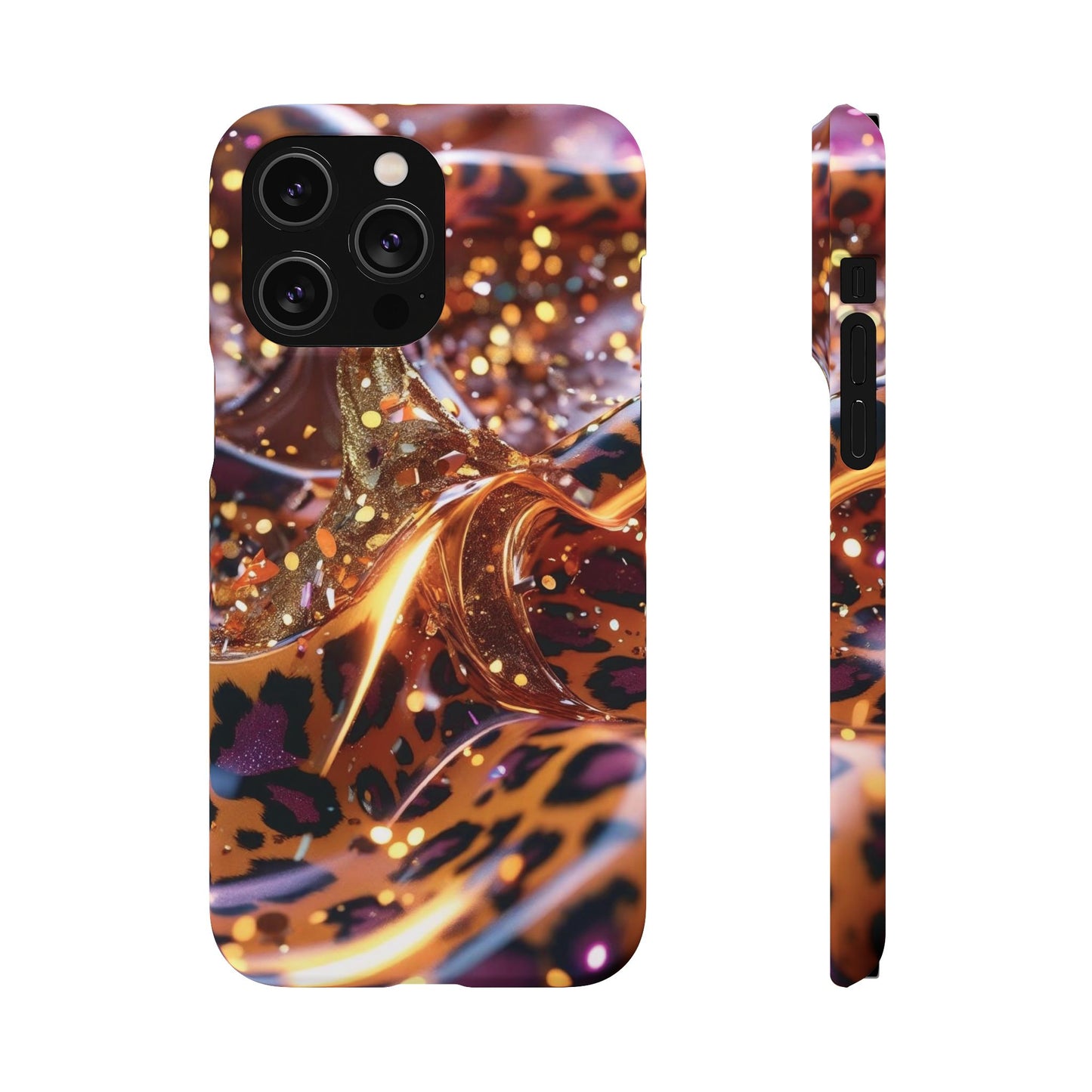 Snap Case Leopard Muster iPhone Handyhülle