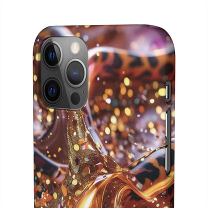 Snap Case Leopard Muster iPhone Handyhülle
