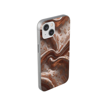 iPhone Flexi Case – Leopardenmuster