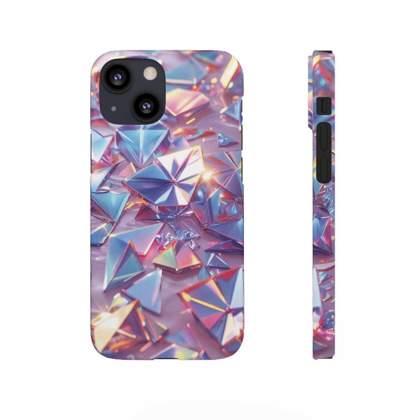 Snap Case iPhone Handyhülle – 3D-Effekt mit Diamant Design