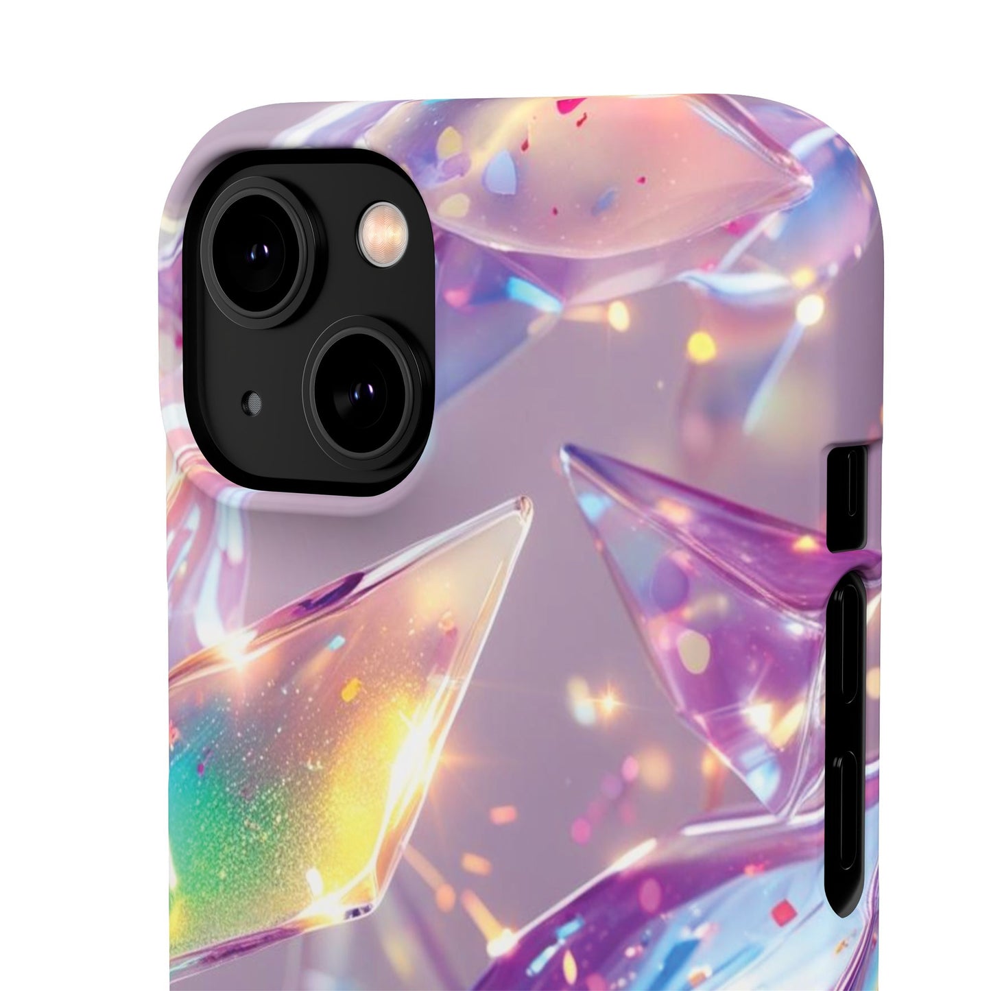 Snap Case iPhone Handyhülle – 3D-Effekt mit Diamant Design