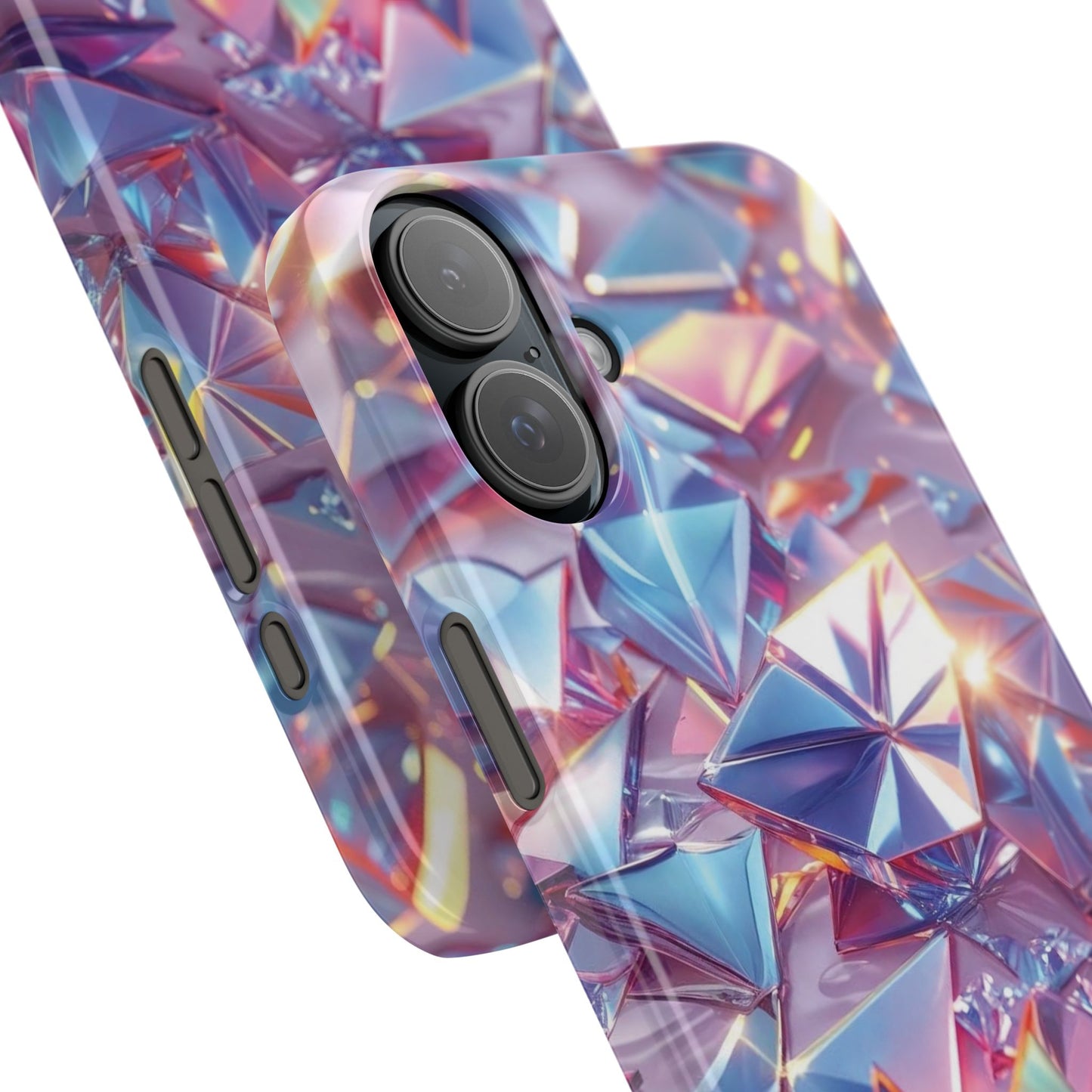 Snap Case iPhone Handyhülle – 3D-Effekt mit Diamant Design