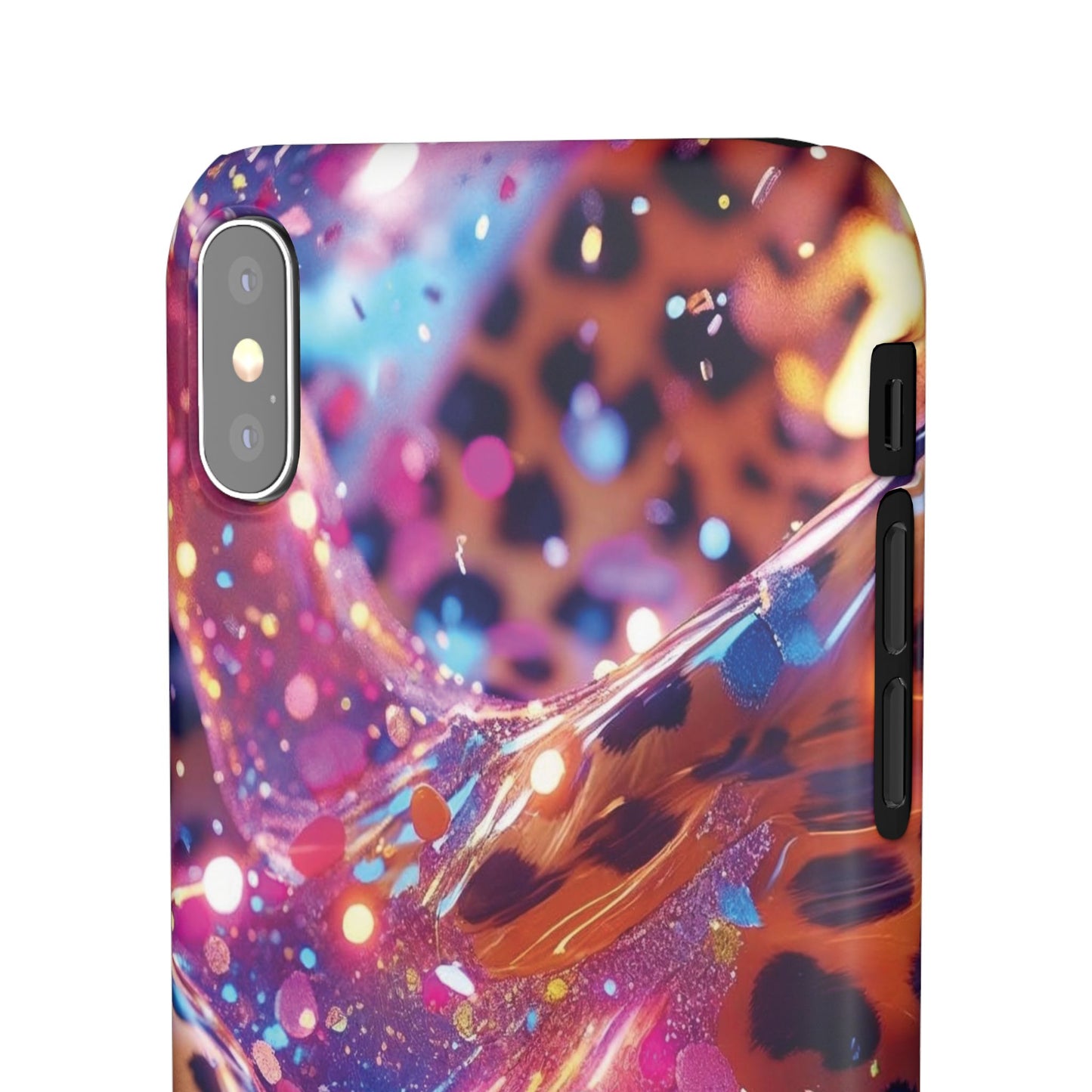 Snap Case Leopard Muster iPhone Handyhülle