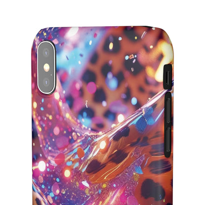 Snap Case Leopard Muster iPhone Handyhülle