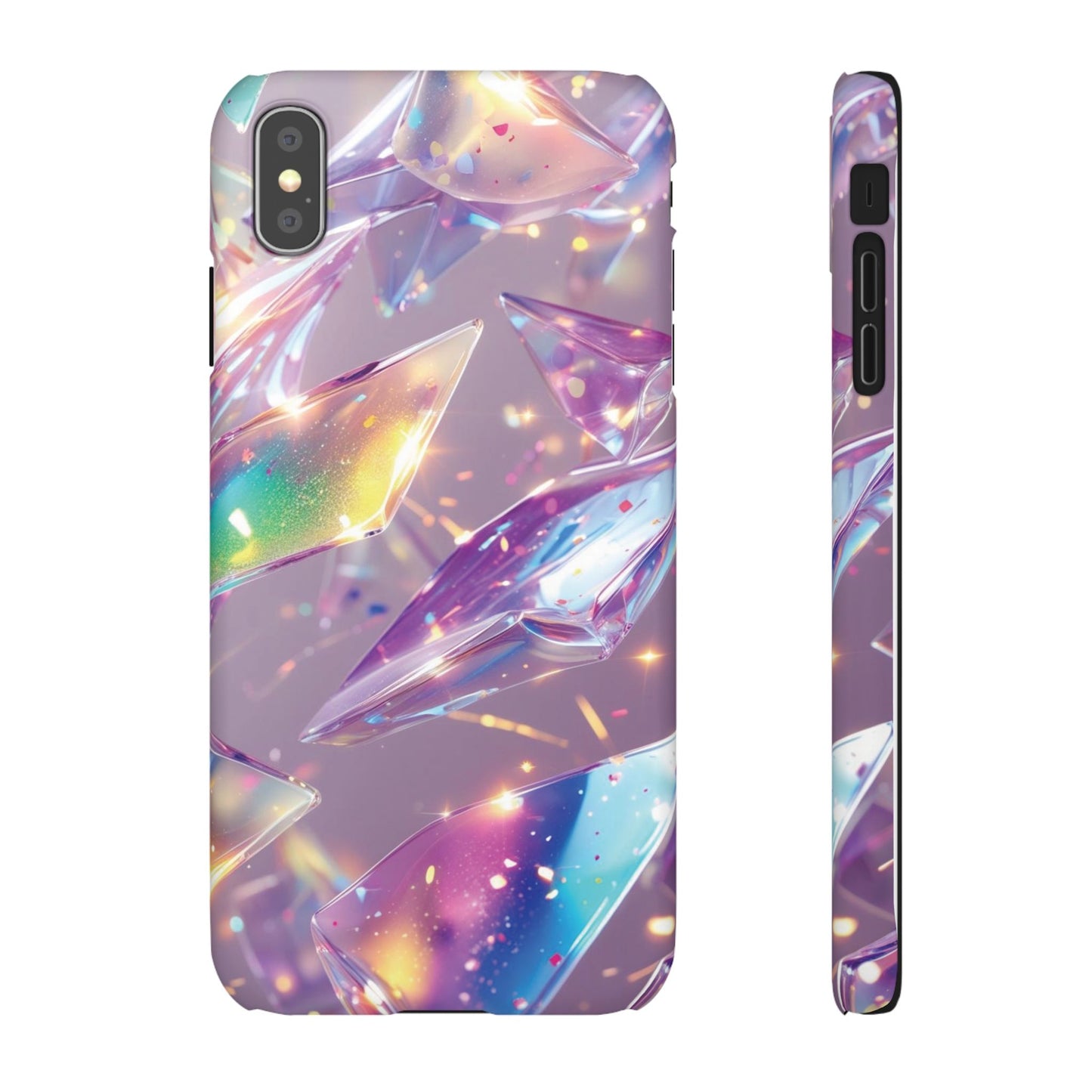 Snap Case iPhone Handyhülle – 3D-Effekt mit Diamant Design