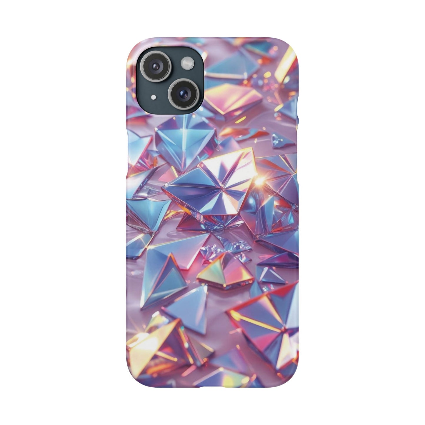 Snap Case iPhone Handyhülle – 3D-Effekt mit Diamant Design