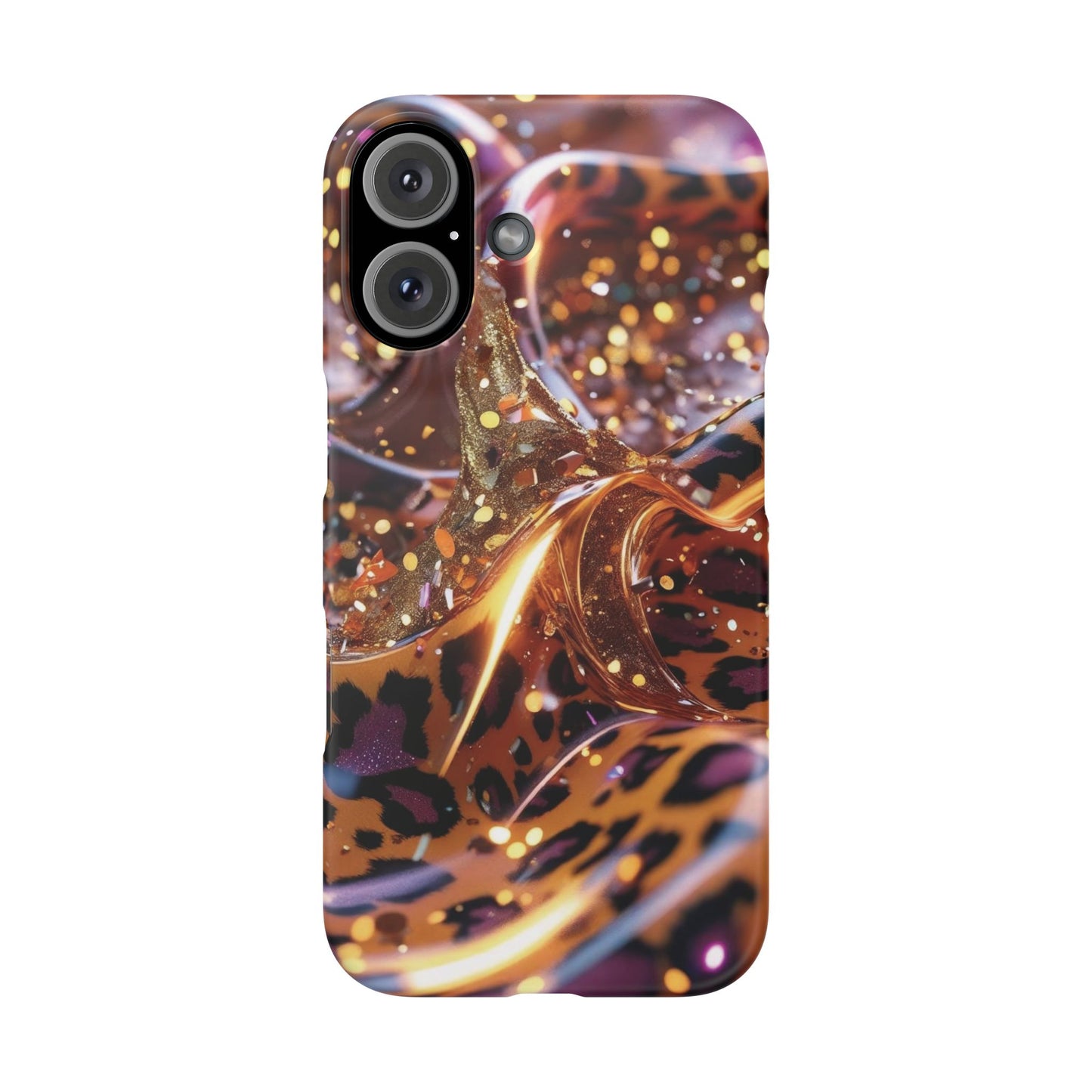 Snap Case Leopard Muster iPhone Handyhülle
