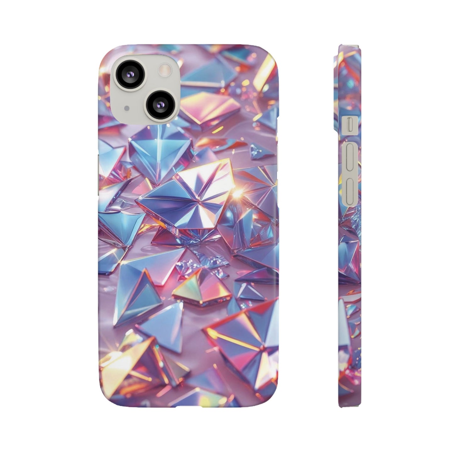 Snap Case iPhone Handyhülle – 3D-Effekt mit Diamant Design
