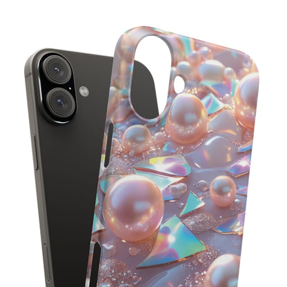Snap Case iPhone Handyhülle – 3D Perlen Effekt