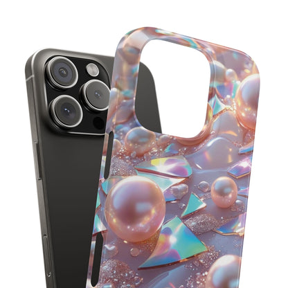 Snap Case iPhone Handyhülle – 3D Perlen Effekt
