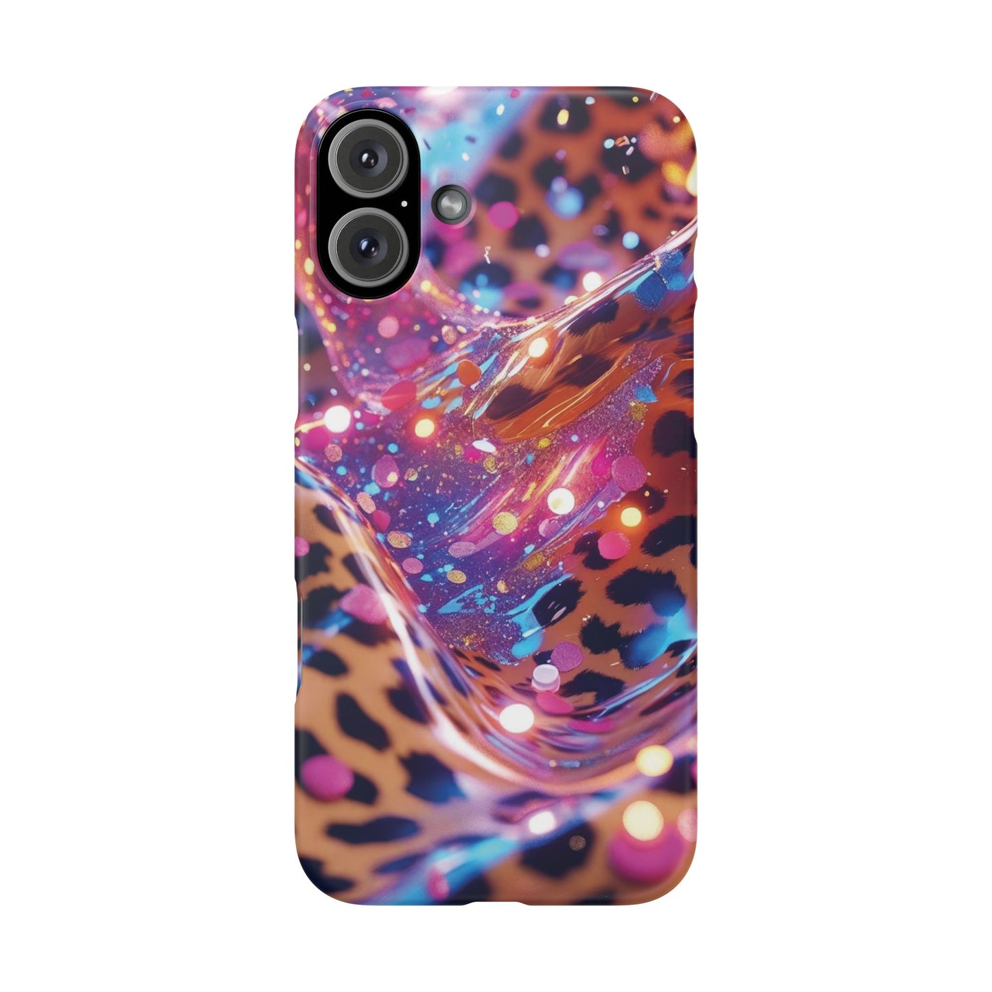 Snap Case Leopard Muster iPhone Handyhülle
