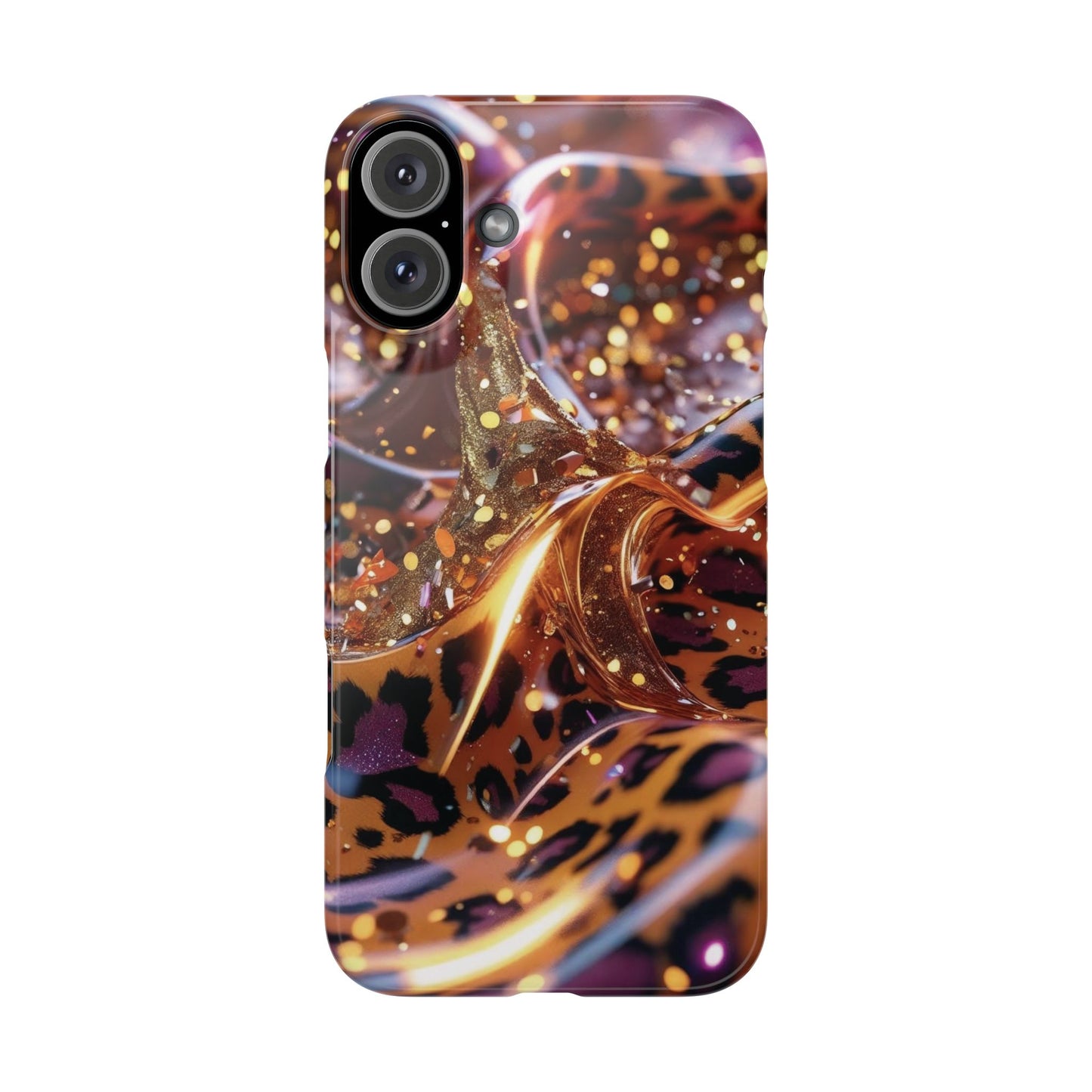 Snap Case Leopard Muster iPhone Handyhülle