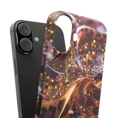 Snap Case Leopard Muster iPhone Handyhülle