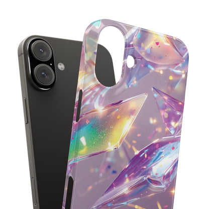 Snap Case iPhone Handyhülle – 3D-Effekt mit Diamant Design