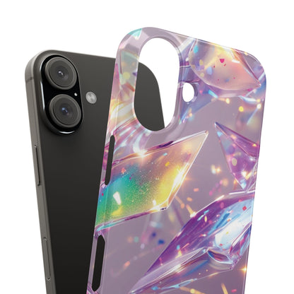Snap Case iPhone Handyhülle – 3D-Effekt mit Diamant Design