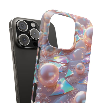 Snap Case iPhone Handyhülle – 3D Perlen Effekt