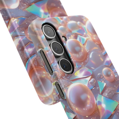 Snap Case Samsung Handyhülle – 3D Perlen Effekt