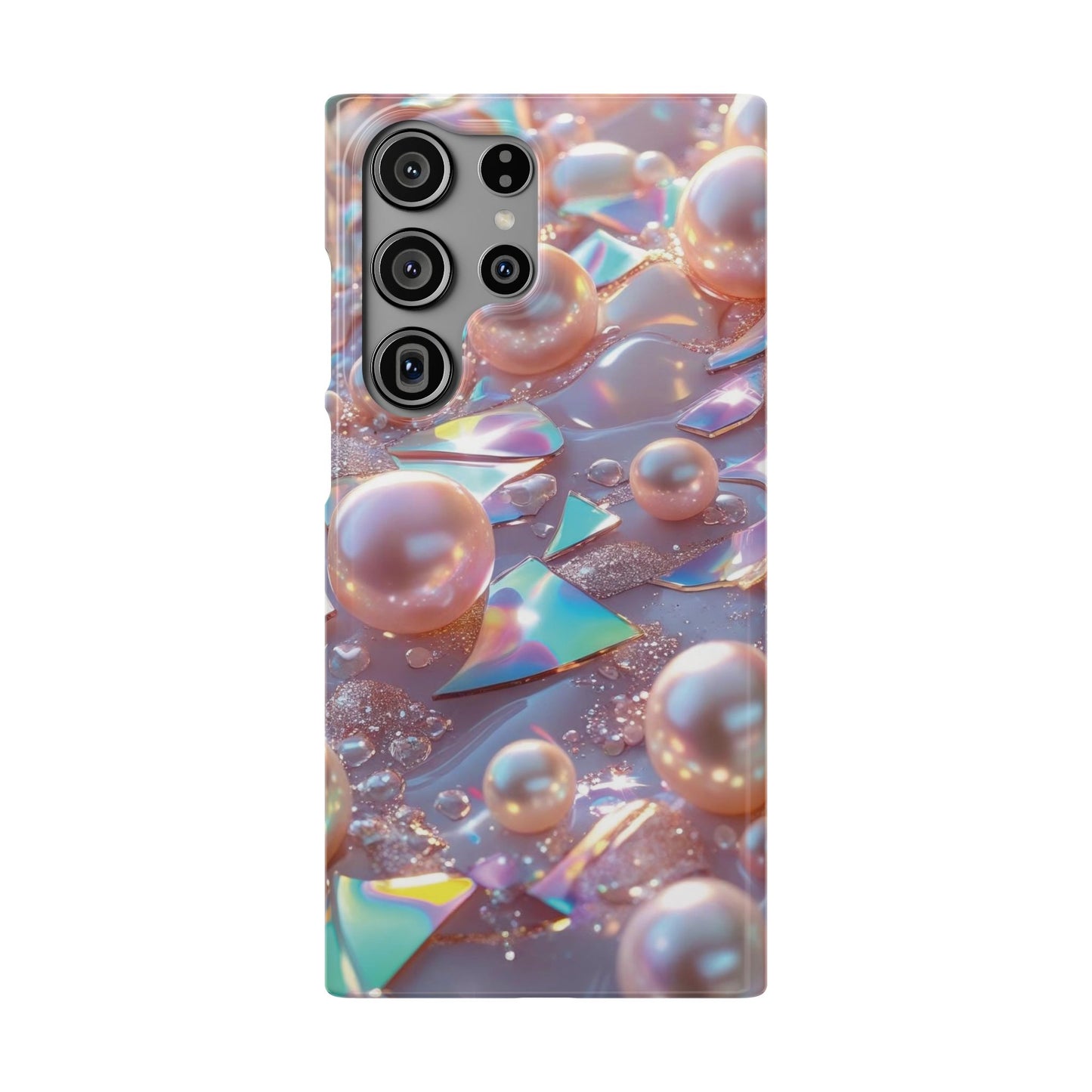 Snap Case Samsung Handyhülle – 3D Perlen Effekt
