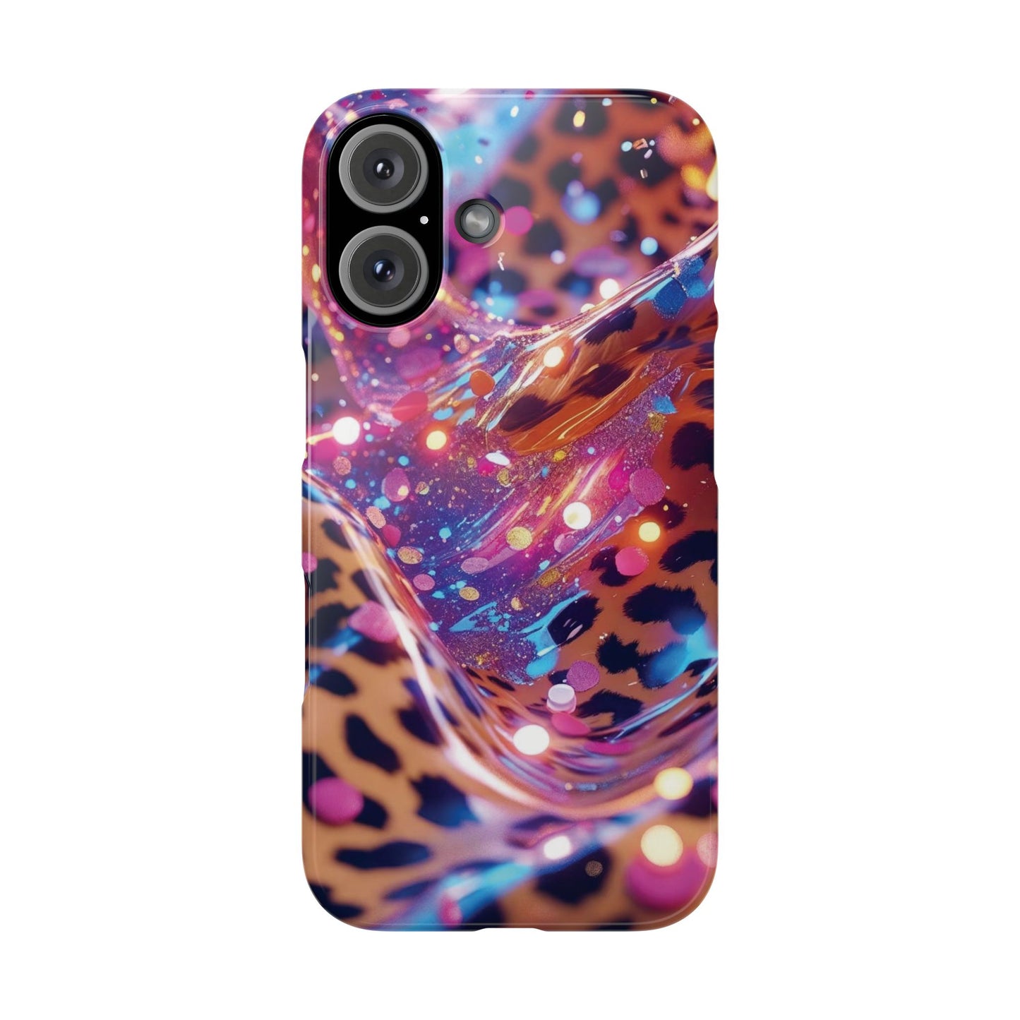 Snap Case Leopard Muster iPhone Handyhülle