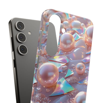 Snap Case Samsung Handyhülle – 3D Perlen Effekt