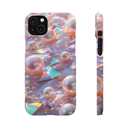 Snap Case iPhone Handyhülle – 3D Perlen Effekt