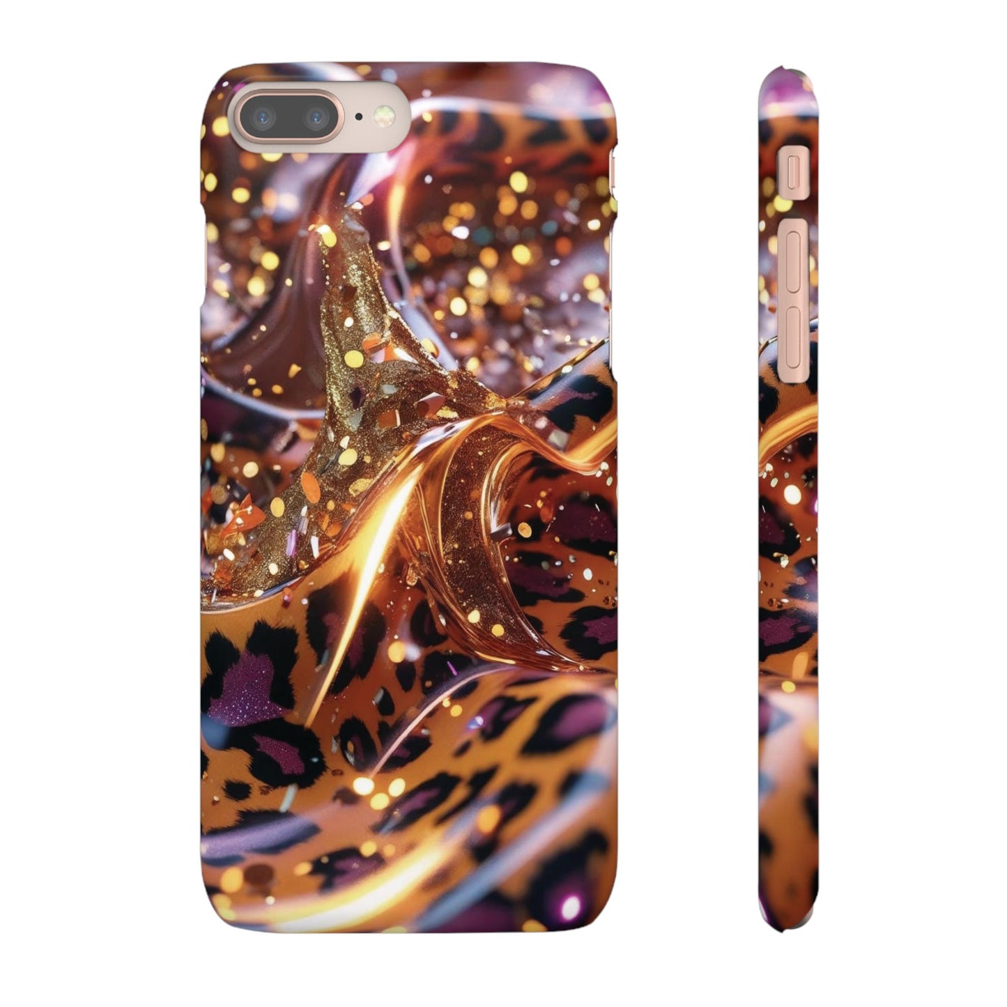 Snap Case Leopard Muster iPhone Handyhülle