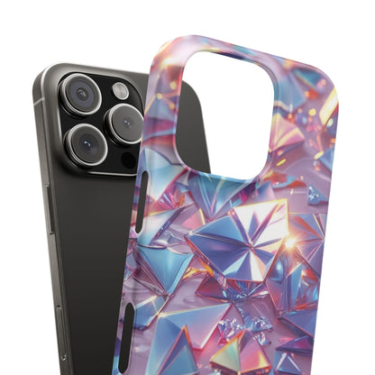 Snap Case iPhone Handyhülle – 3D-Effekt mit Diamant Design