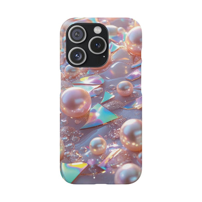 Snap Case iPhone Handyhülle – 3D Perlen Effekt