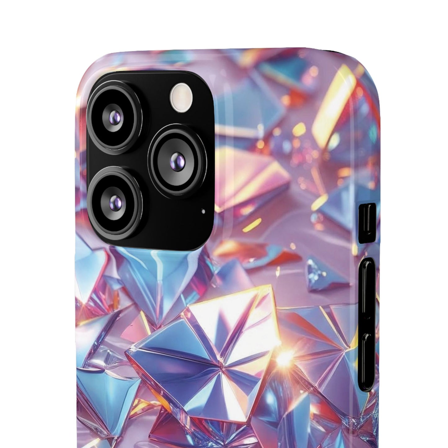 Snap Case iPhone Handyhülle – 3D-Effekt mit Diamant Design