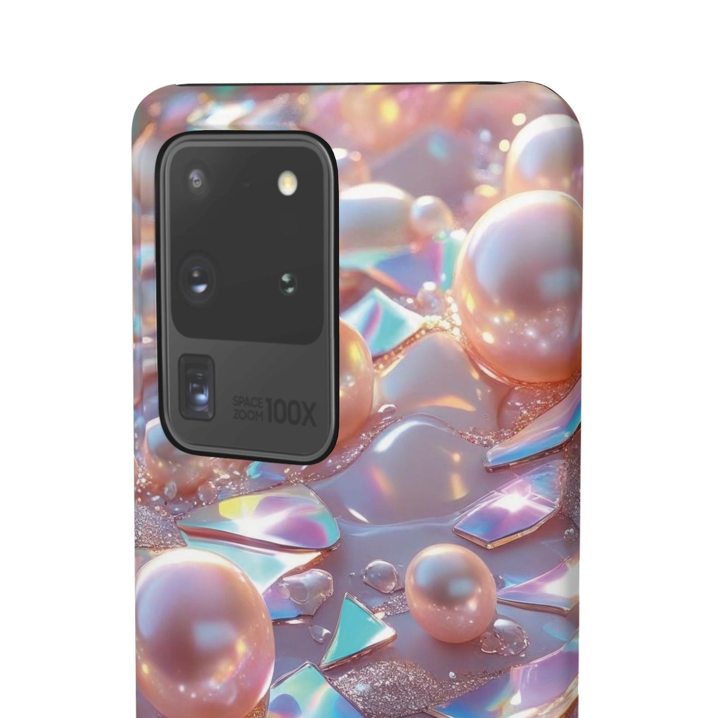Snap Case Samsung Handyhülle – 3D Perlen Effekt