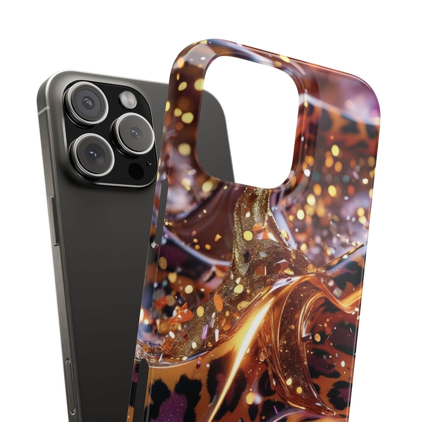 Snap Case Leopard Muster iPhone Handyhülle