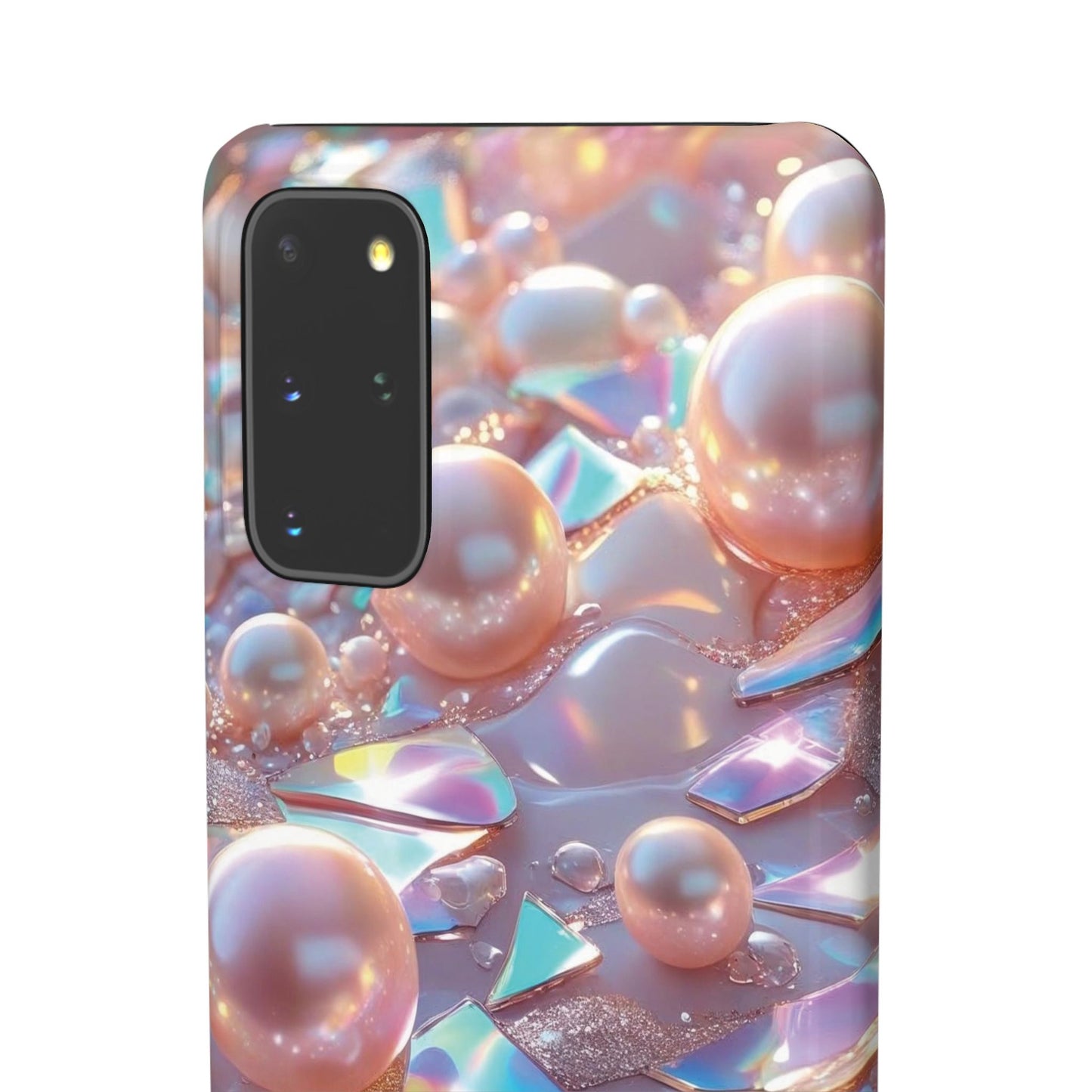 Snap Case Samsung Handyhülle – 3D Perlen Effekt