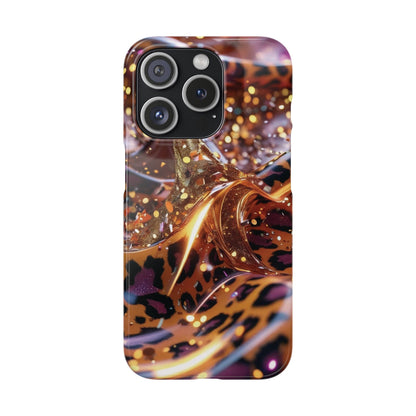Snap Case Leopard Muster iPhone Handyhülle