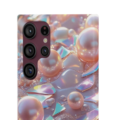 Snap Case Samsung Handyhülle – 3D Perlen Effekt
