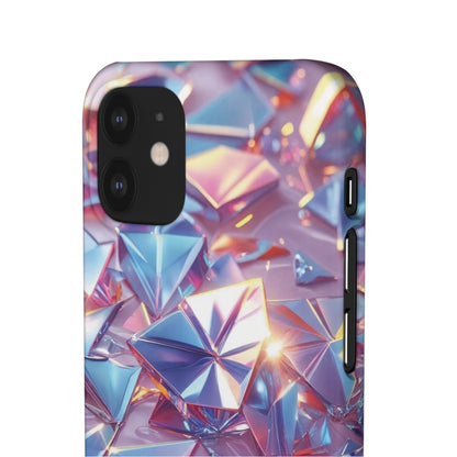 Snap Case iPhone Handyhülle – 3D-Effekt mit Diamant Design