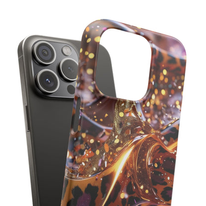 Snap Case Leopard Muster iPhone Handyhülle